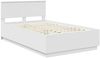 vidaXL Bettrahmen mit LED-Lichtleisten Weiß 135 x 190 cm Holzwerkstoff 3408082 Bild 5