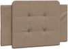 vidaXL Bettgestell ohne Matratze "Zadar" Cappuccino-Braun 100x200 cm Kunstleder 3208849 Bild 5