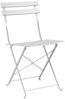 vidaXL Klapp Bistro Set 3 pcs Weiß Stahl 42002968 Bild 5