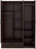 Kleiderschrank Finning 176x120x52 cm 1 Schublade Walnuss, dunkel [en. casa] Bild 5