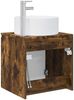 vidaXL Wandmontierte Waschbecken-Vanität Geräucherte Eiche 890467 Bild 5