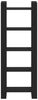 Bücherregal | Raumteiler Regal Schwarz 60x35x160 cm Massivholz Bild 3
