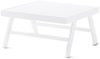 Sieger Auckland Loungetisch/Hocker/Eckteil mit Polyesterbeschichtung, Aluminium Weiß 72 x 47 x 72 cm Bild 2
