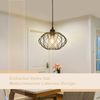 ZMH Hängelampe Industrial Schwarz Pendelleuchte - Hängeleuchte Metall Vintage E27 Pendellampe Retro Esszimmer Lampe Küche Hängend Wohnzimmer Flur Ohne Leuchtmittel Bild 4