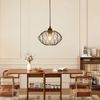 ZMH Hängelampe Industrial Schwarz Pendelleuchte - Hängeleuchte Metall Vintage E27 Pendellampe Retro Esszimmer Lampe Küche Hängend Wohnzimmer Flur Ohne Leuchtmittel Bild 3