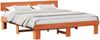 vidaXL Bettrahmen Wachsbraun 180 x 200 cm Massives Kiefernholz 872559 Bild 2