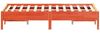 vidaXL Massivholzbett ohne Matratze Wachsbraun 120x190 cm Kiefernholz 842725 Bild 5