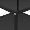 vidaXL Beistelltisch Schwarz 60 x 60 x 35 cm Hartglas [322888] Bild 4