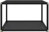 vidaXL Beistelltisch Schwarz 60 x 60 x 35 cm Hartglas [322888] Bild 2