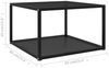vidaXL Beistelltisch Schwarz 60 x 60 x 35 cm Hartglas [322888] Bild 5