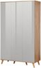 andas Kleiderschrank Lund Schlafzimmerschrank Bestseller im skandinavischem Design Garderobenschrank mit Premium Innenausstattung, Breite 120cm Bild 2