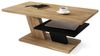 Mazzoni Couchtisch Cliff Eiche Gold Craft / Schwarz matt Tisch Wohnzimmertisch 110x60x45 Bild 4