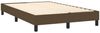 Boxspringbett mit Matratze & LED Stoff Dunkelbraun 120x200 cm, Härtegrad: H2 [3133144] Bild 5