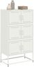 vidaXL Sideboard Weiß 68,5x38,5x123,5 cm Stahl 846493 Bild 4
