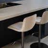 Bronx71 Barhocker Jack Stoff off white/braun 60-82cm Bild 5