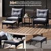 KOMFOTTEU Balkonset Gartenmöbel Sitzgruppe, (Set, 5-tlg), mit weichen Sitz- & Rückenkissen Bild 4