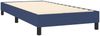 vidaXL Boxspringbett mit Matratze Blau 100x200 cm Stoff 3126067 Bild 4