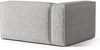 Micadoni Eckmodul Nuria 2-Sitzer Links Boucle Silber Bild 2