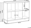 Bücherregal PEMBERTON 73 cm Dunkelbraun Bild 2
