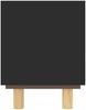vidaXL TV-Schrank Schwarz 105x30x40 cm Massivholz Kiefer Natur-Rattan 345616 Bild 5