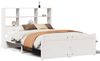 vidaXL Massivholzbett mit Regal ohne Matratze Weiß 140x200 cm Kiefer 3322472 Bild 2