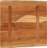 vidaXL Tischplatte 80x80x3,8 cm Rechteckig Massivholz Akazie Baumkante 370650 Bild 5