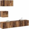 vidaXL TV-Schrankset Wandmontiert 3 pcs Altholz Holzwerkstoff 3393138 Bild 3