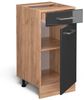 Vicco Küchenschrank Küchenzeile R-Line, Anthrazit Hochglanz, Schubunterschrank 40 cm, ohne AP Bild 3
