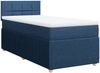 vidaXL Boxspringbett mit Matratze Blau 90x190 cm Stoff 3289617 Bild 3