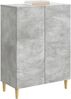 vidaXL Sideboard Betongrau 66 x 34,5 x 90 cm Holzwerkstoff 894588 Bild 2