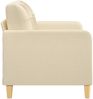 vidaXL 2-Sitzer-Sofa Creme 120 cm Stoff 359085 Bild 4