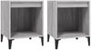 vidaXL Nachttische 2 Stk. Grau Sonoma 40 x 35 x 50 cm [821887] Bild 2