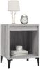 vidaXL Nachttische 2 Stk. Grau Sonoma 40 x 35 x 50 cm [821887] Bild 4