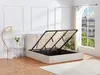 Vente-unique - Bett mit Bettkasten - 180 x 200 cm - Stoff - Beige - ELIAVA von Pascal Morabito Bild 2