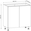 ROYAL24_MARKT Spülenunterschrank - Perfekte Basis für Ihre Spüle. (Küche Spülenunterschrank, 1-St, Langen - D80Z) Zeitlos - Exklusiv - Top Qualität. Bild 3