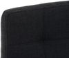 Barhocker GITOR - Stoff Dunkelgrau 42x49x94 cm | Barstuhl Mit Lehne Tresenhocker Tresenstuhl Kneipenhocker Kneipenstuhl Bild 5