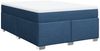 vidaXL Boxspringbett mit Matratze Blau 140x190 cm Stoff 3285136 Bild 2