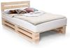 Moebel-Eins Massivholzbett, PALETTI DUO Massivholzbett / Palettenbett, inklusive Kopfteil Bild 4