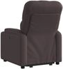 vidaXL Relaxsessel mit Aufstehhilfe Dunkelbraun Stoff 3204715 Bild 5