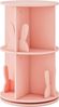 COSTWAY Kinderregal, Drehbares Bücherregal mit Hasen-Trennwänden, rosa Bild 5