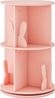 COSTWAY Kinderregal, Drehbares Bücherregal mit Hasen-Trennwänden, rosa Bild 4