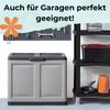 GarPet Gartenbox Gartenbox Wetterfest Outdoor Auflagenbox Wasserdicht Gartentruhe 220 L Bild 4