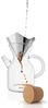 Eva Solo Pour-over Kaffeebereiter, Dauerfilter, Kaffeekanne, Borrosilikat-Glas/Kork/Edelstahl, Transparent, 1 L, 502710 Bild 4