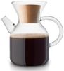 Eva Solo Pour-over Kaffeebereiter, Dauerfilter, Kaffeekanne, Borrosilikat-Glas/Kork/Edelstahl, Transparent, 1 L, 502710 Bild 5