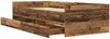 vidaXL Bettrahmen Altholz 90 x 200 cm Massives Kiefernholz 3403204 Bild 5