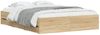 vidaXL Bettgestell mit Schubladen Sonoma-Eiche 150x200cm Holzwerkstoff 3207268 Bild 3