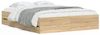 vidaXL Bettgestell mit Schubladen Sonoma-Eiche 150x200cm Holzwerkstoff 3207268 Bild 2