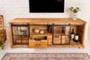riess-ambiente Lowboard HERITAGE 160cm natur - Pinienmassivholz, Metall, Stauraum, TV Board (Einzelartikel, 1 St), Industrial Vitrine - ideal für Landhaus Arbeits-, Schlaf- & Wohnzimmer Bild 3