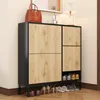 Schuhschrank, Schuhkipper, Schuhregal mit Sitzfläche, Sideboard, Mehrzweckschrank, schmal Bild 3