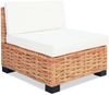 vidaXL Sofagarnitur 14-tlg. Natürliches Rattan 244626 Bild 5